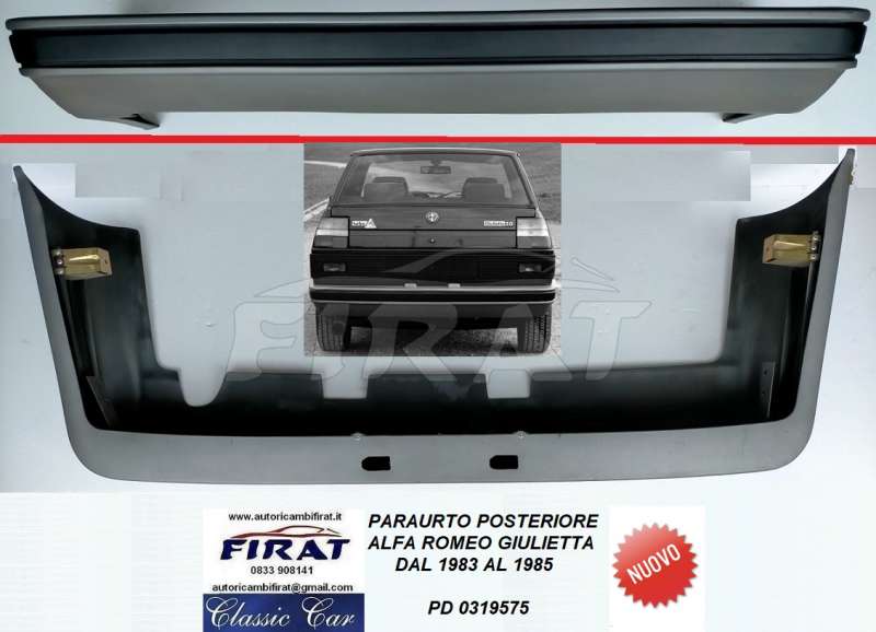 PARAURTO ALFA ROMEO GIULIETTA 83-> POST.